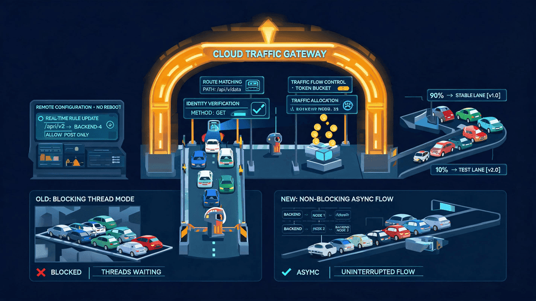 微服务网关与流量治理:Gateway + Sentinel